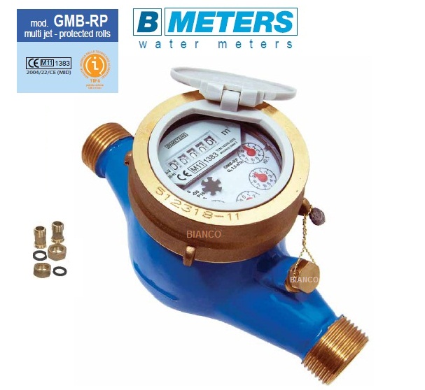 Contor apa rece BMeters GMB-RP cu cadran umed clasa C DN50-2