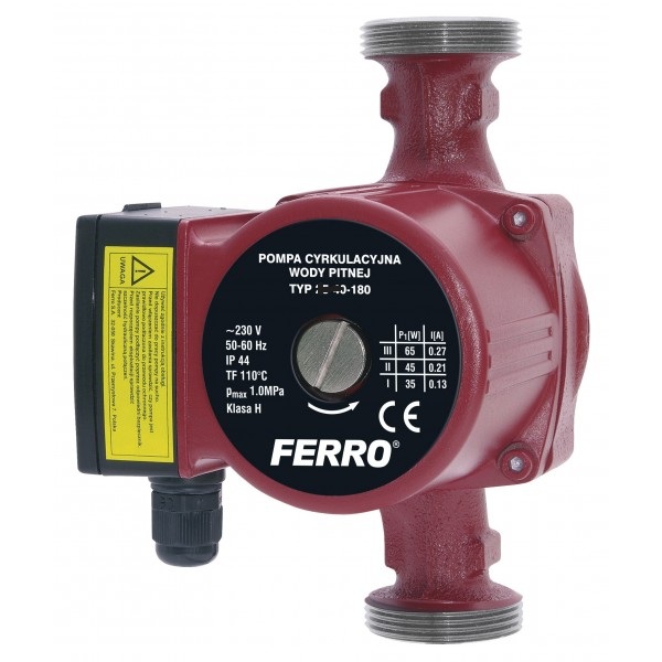Pompa de recirculare FERRO 25/60x180