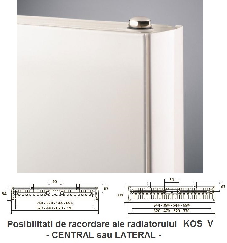Calorifer vertical Purmo KOS V 21x2100x750