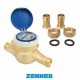 Imagine Contor pentru apa rece, clasa B, cu mecanism uscat, Zenner MTKD, DN40-11/2